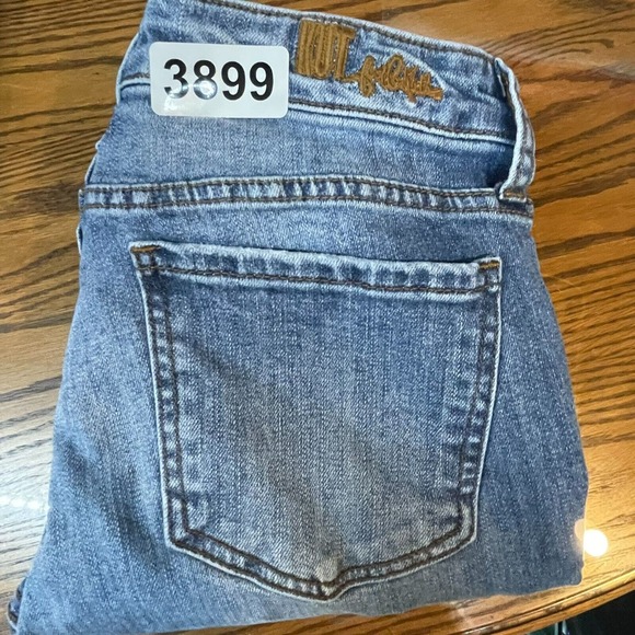 Kut From The Kloth Jeans Womens 6 Blue Katy Boyfriend Distressed Denim Stretch - Picture 14 of 14